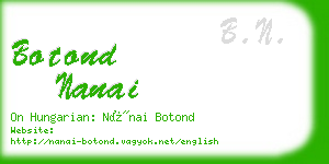 botond nanai business card